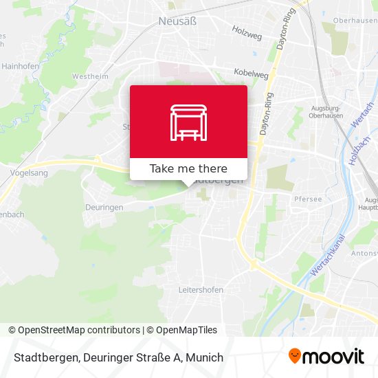 Stadtbergen, Deuringer Straße A map