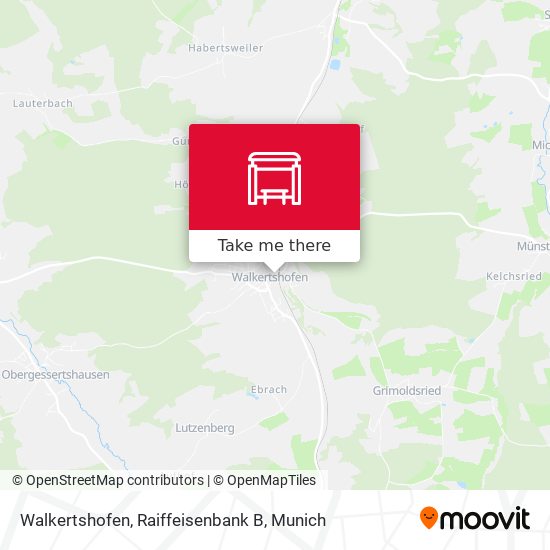 Walkertshofen, Raiffeisenbank B map