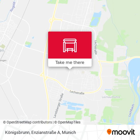 Königsbrunn, Enzianstraße A map