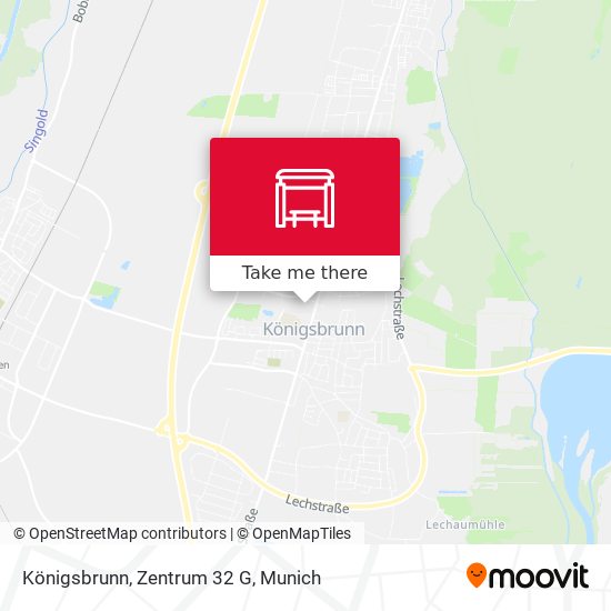 Königsbrunn, Zentrum 32 G map