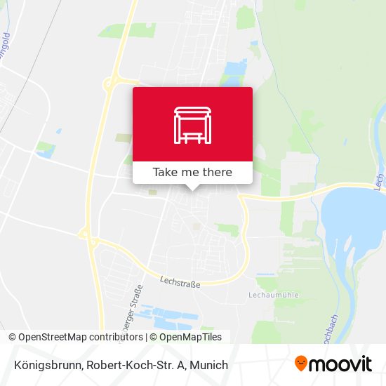 Königsbrunn, Robert-Koch-Str. A map
