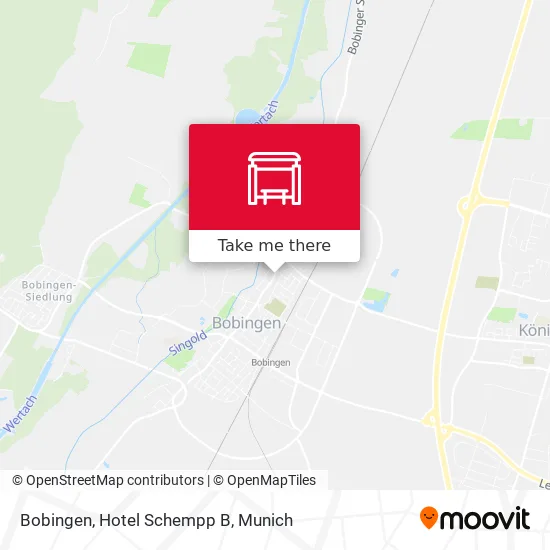 Карта Bobingen, Hotel Schempp B