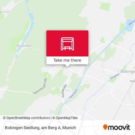 Bobingen Siedlung, am Berg A map