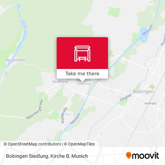 Bobingen Siedlung, Kirche B map