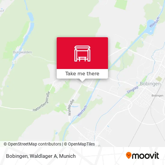 Карта Bobingen, Waldlager A