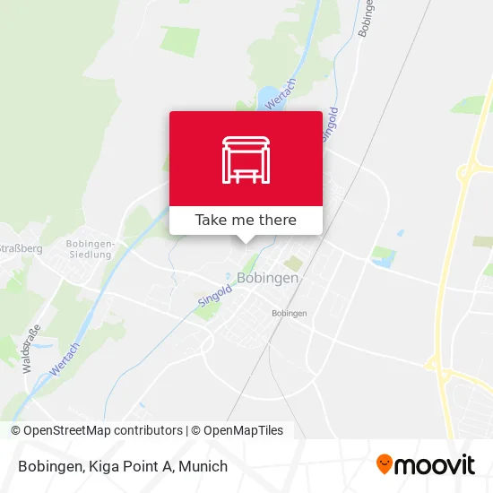 Карта Bobingen, Kiga Point A