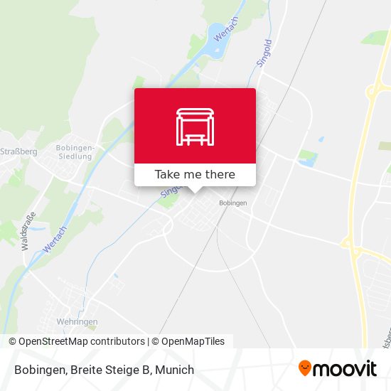 Bobingen, Breite Steige B map