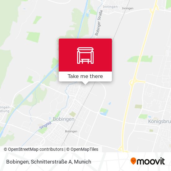 Bobingen, Schnitterstraße A map