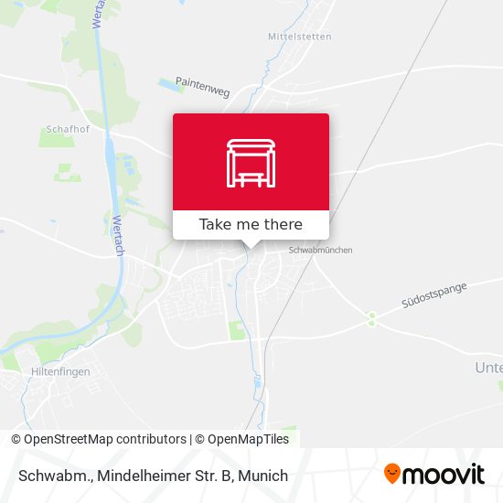 Schwabm., Mindelheimer Str. B map
