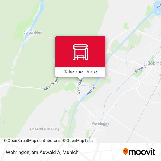 Карта Wehringen, am Auwald A