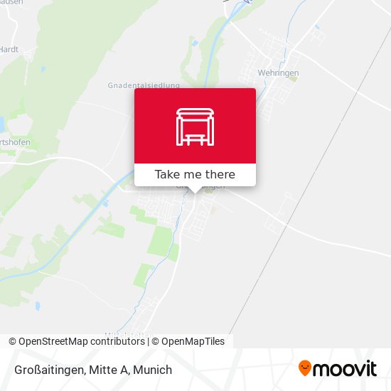 Großaitingen, Mitte A map
