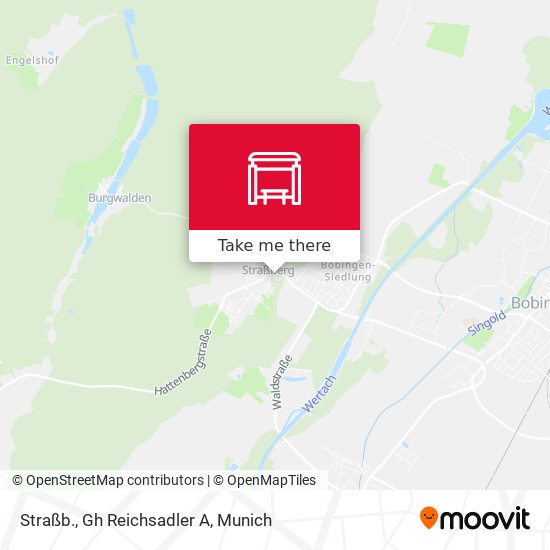 Straßb., Gh Reichsadler A map