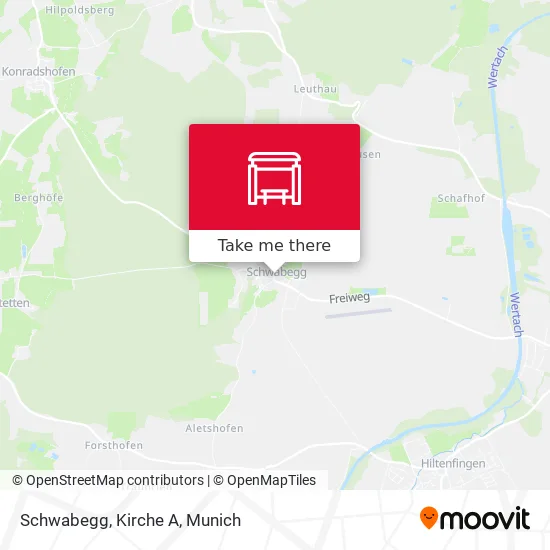 Карта Schwabegg, Kirche A
