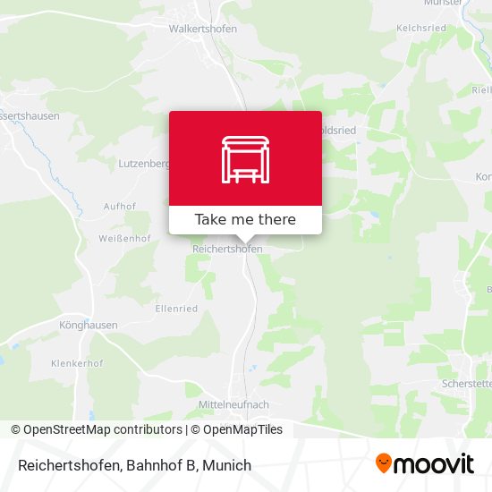 Reichertshofen, Bahnhof B map