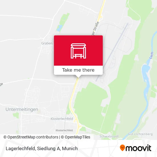 Карта Lagerlechfeld, Siedlung A