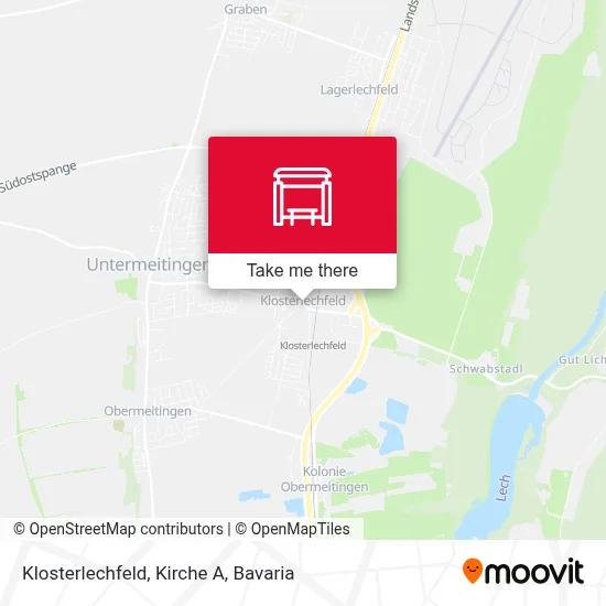 Klosterlechfeld, Kirche A map