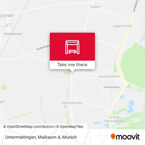Untermeitingen, Maibaum A map