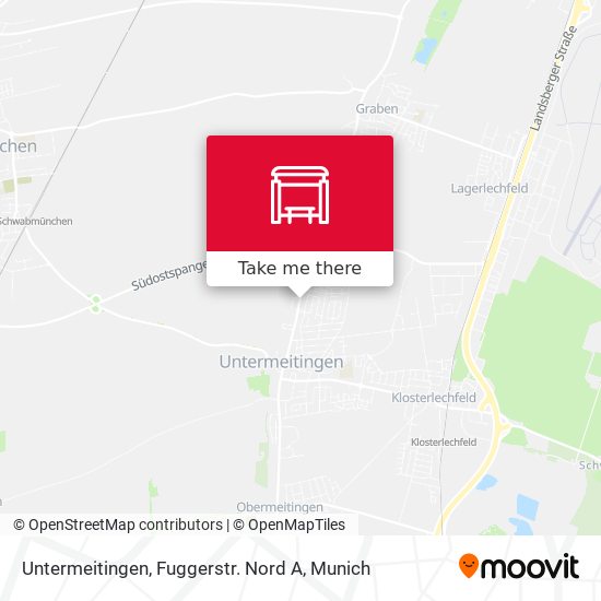Untermeitingen, Fuggerstr. Nord A map