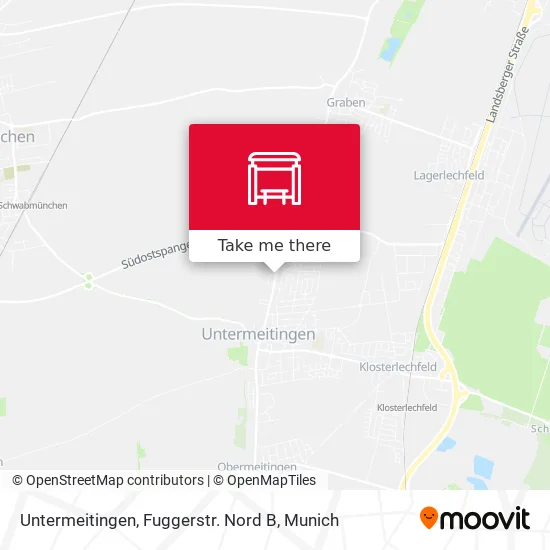 Карта Untermeitingen, Fuggerstr. Nord B