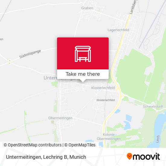 Карта Untermeitingen, Lechring B