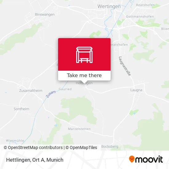 Карта Hettlingen, Ort A