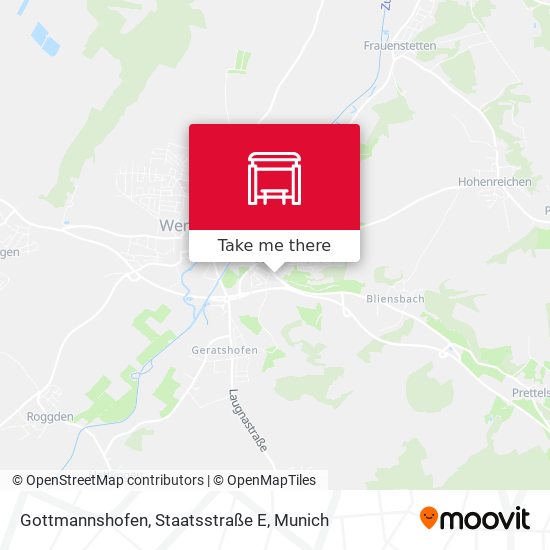 Gottmannshofen, Staatsstraße E map