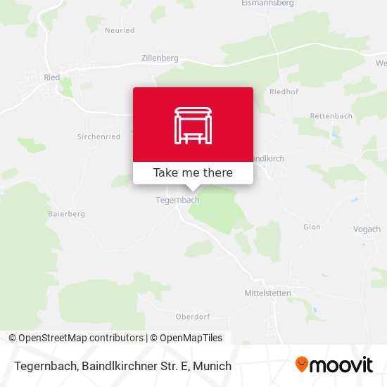 Tegernbach, Baindlkirchner Str. E map