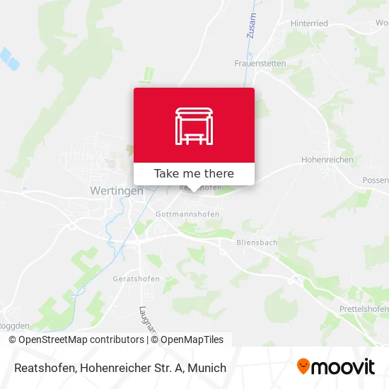 Карта Reatshofen, Hohenreicher Str. A