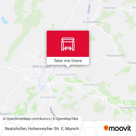 Карта Reatshofen, Hohenreicher Str. E