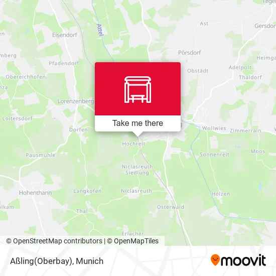 Карта Aßling(Oberbay)