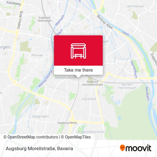 Augsburg Morellstraße map