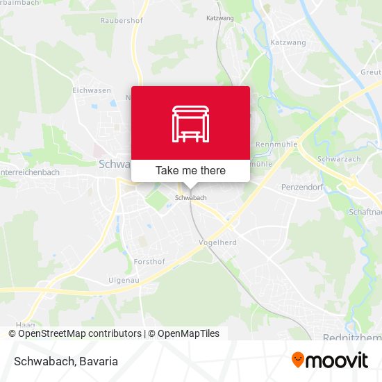 Карта Schwabach