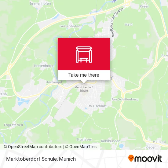Карта Marktoberdorf Schule