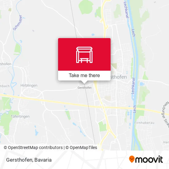 Карта Gersthofen