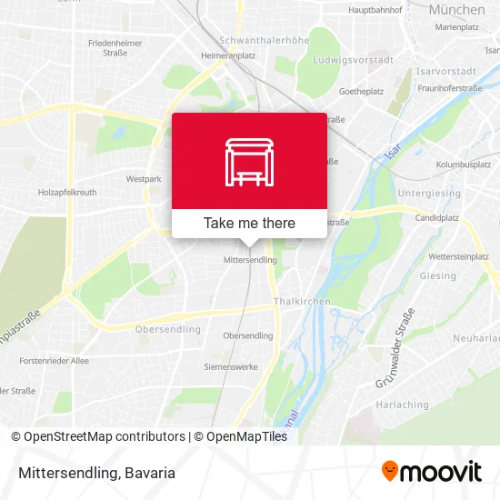Карта Mittersendling
