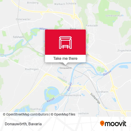 Карта Donauwörth
