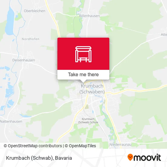 Карта Krumbach (Schwab)