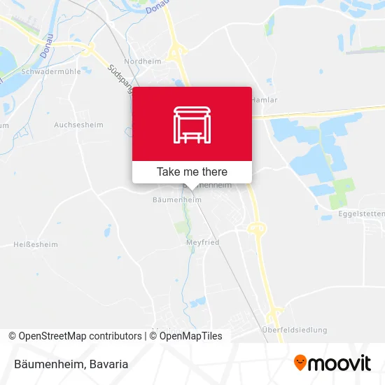 Карта Bäumenheim