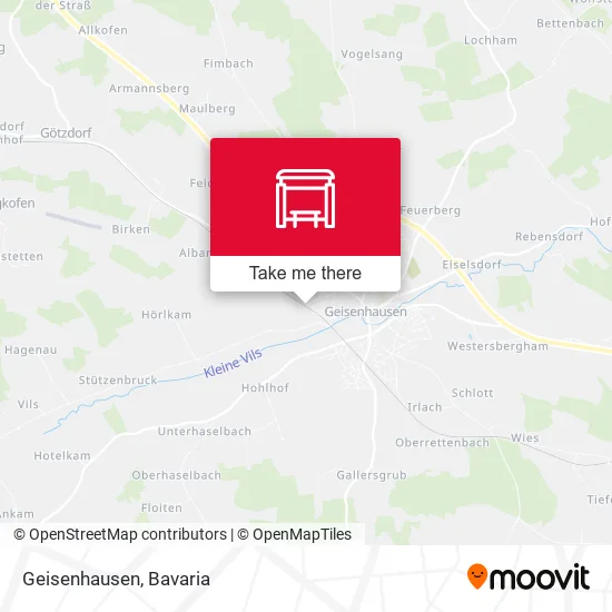 Карта Geisenhausen