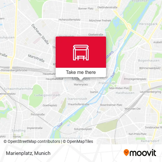 Карта Marienplatz