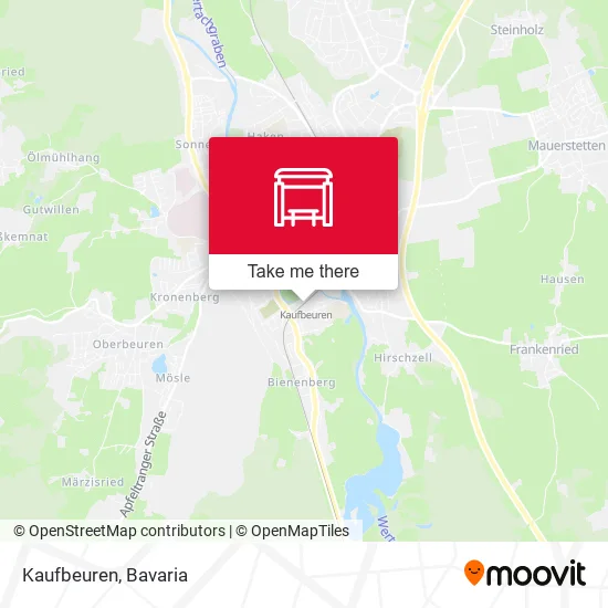 Карта Kaufbeuren