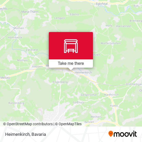 Карта Heimenkirch