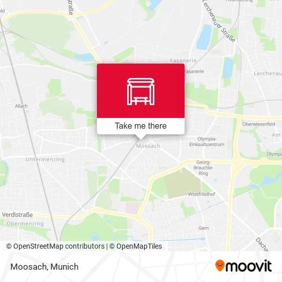 Карта Moosach