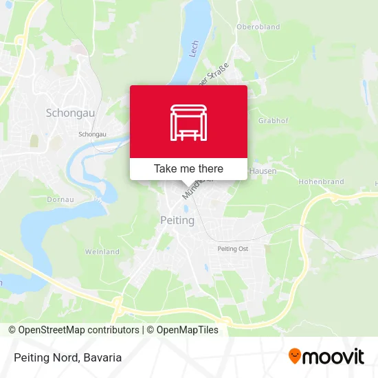 Карта Peiting Nord