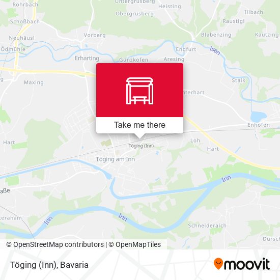 Карта Töging (Inn)