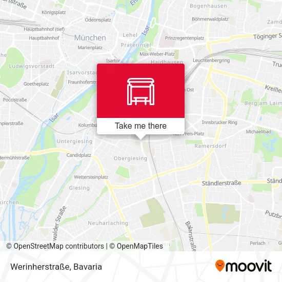 Карта Werinherstraße