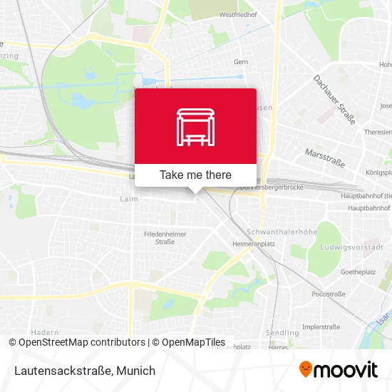 Карта Lautensackstraße