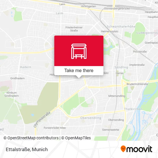 Карта Ettalstraße