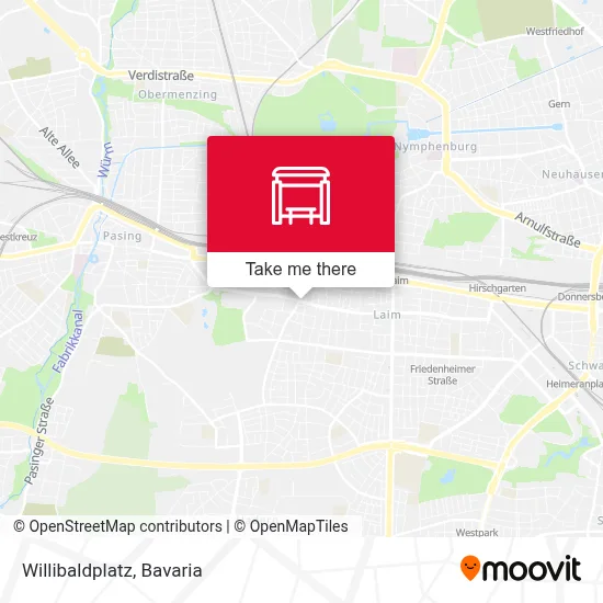 Willibaldplatz map