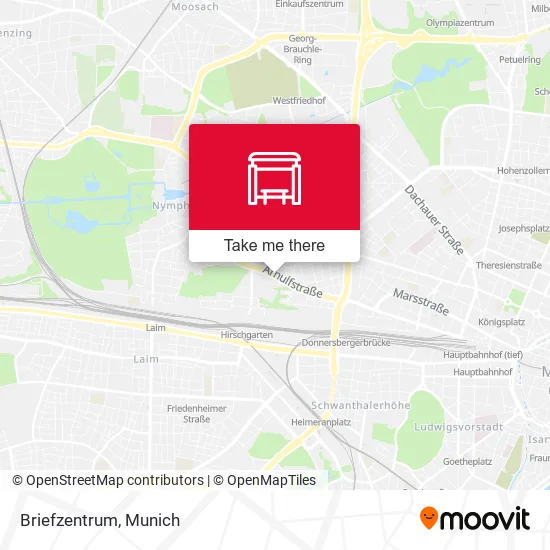 Карта Briefzentrum